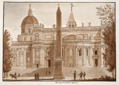 Der Obelisk von Santa Maria Maggiore, 1833 von Agostino Tofanelli